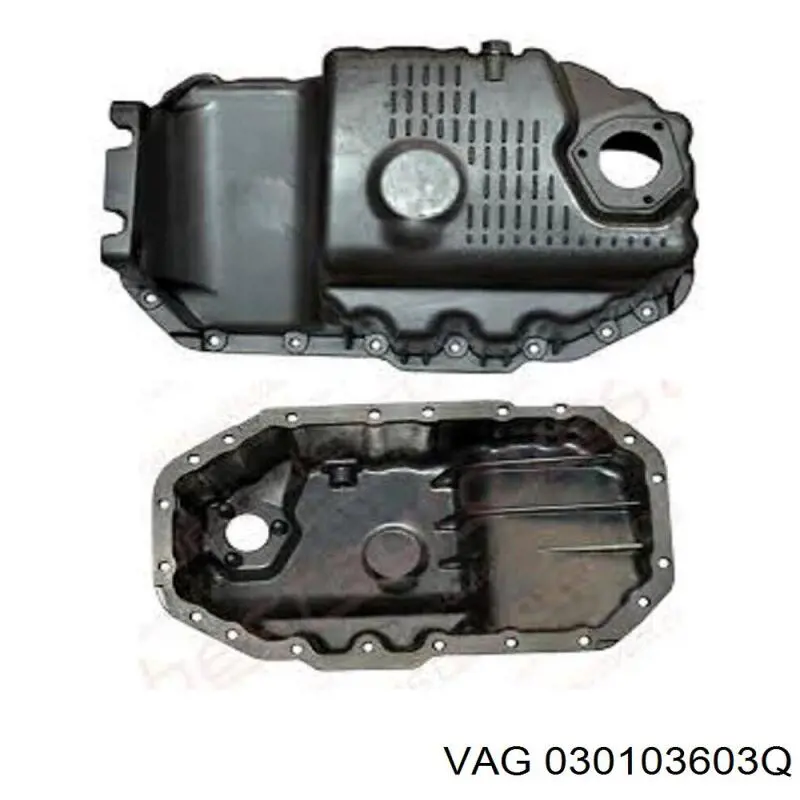 Піддон масляний картера двигуна VAG 030103603Q