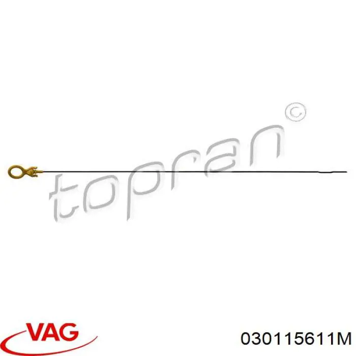 Щуп-індикатор рівня масла в двигуні VAG 030115611M ціна, від 2.52 USD