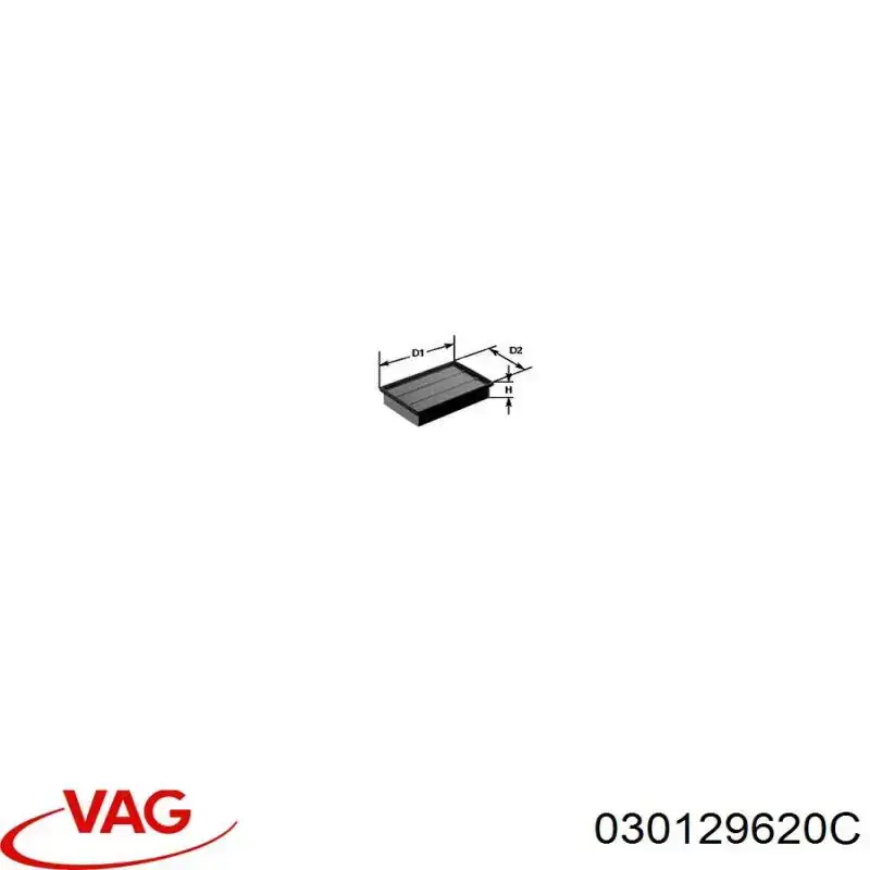 Повітряний фільтр 030129620C VAG