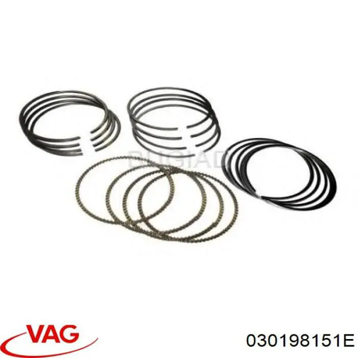 Кільця поршневі на 1 циліндр, STD. VAG 030198151E ціна, від 9.77 USD