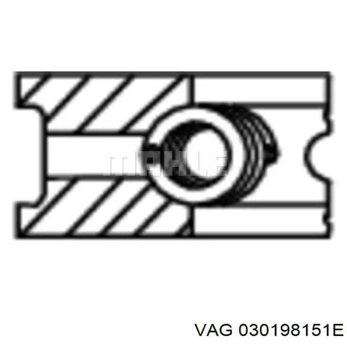 Купити 030198151E VAG Кільця поршневі на 1 циліндр, STD.