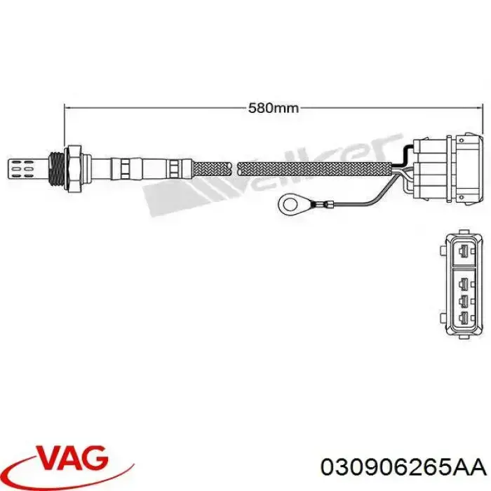 Купити 030906265AA VAG Лямбда зонд, датчик кисню