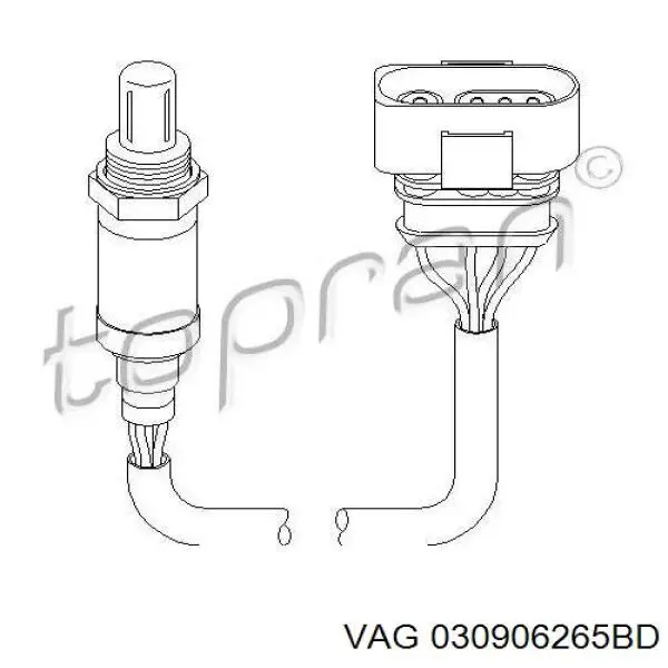 Лямбдазонд, датчик кисню 030906265BD VAG