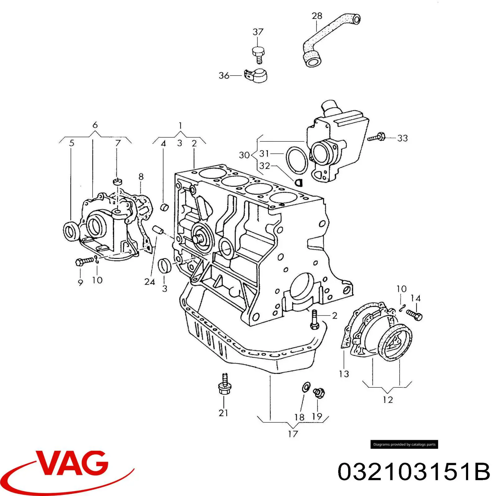 VAG 032103151B ціна, від 14.09 USD
