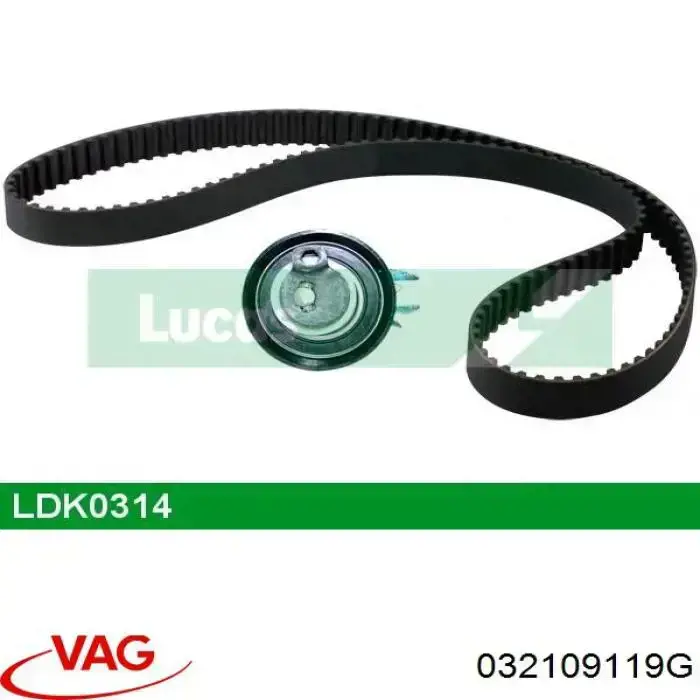 Зубчастий ремінь VAG 032109119G ціна, від 11.43 USD