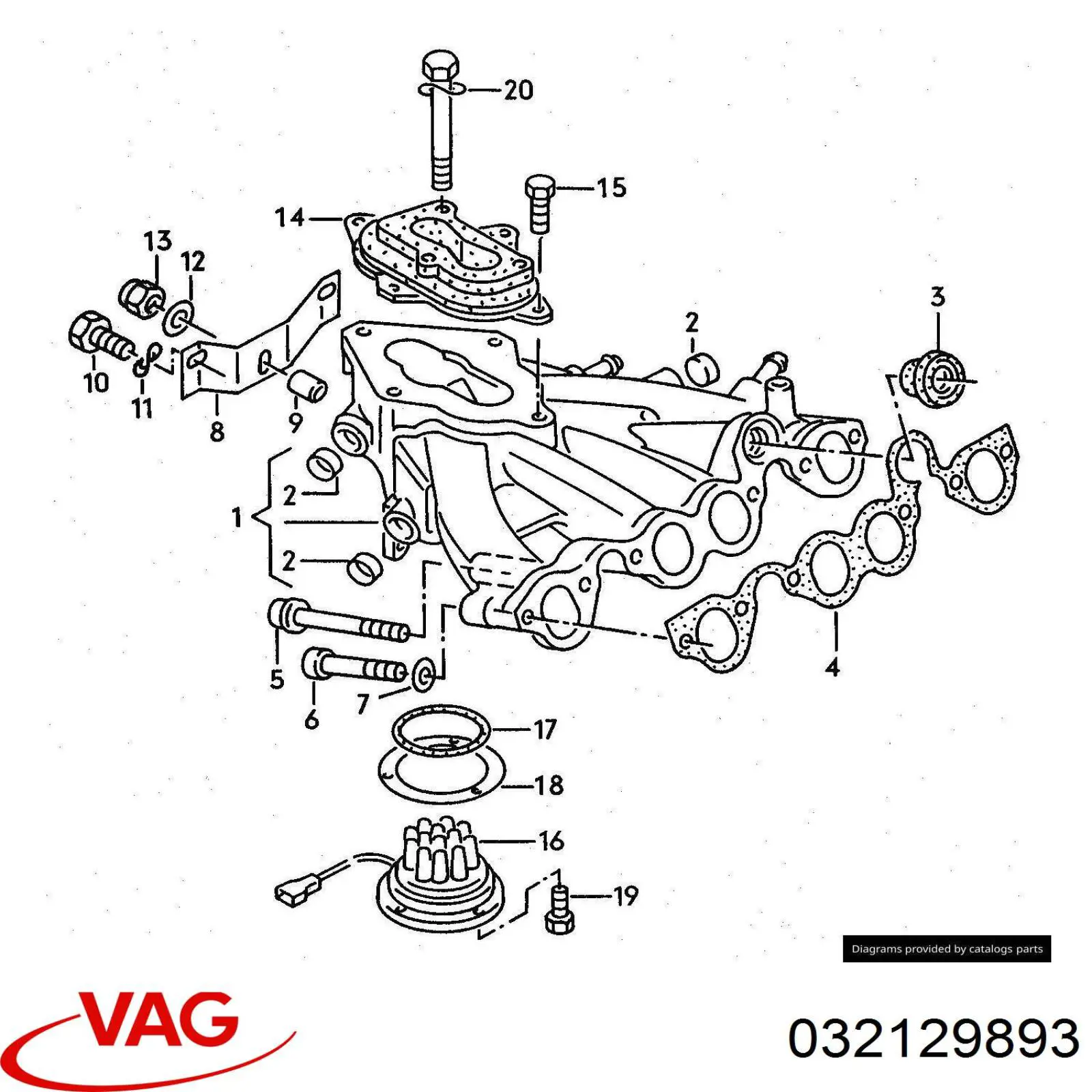  VAG 032129893 ціна, від 7.61 USD