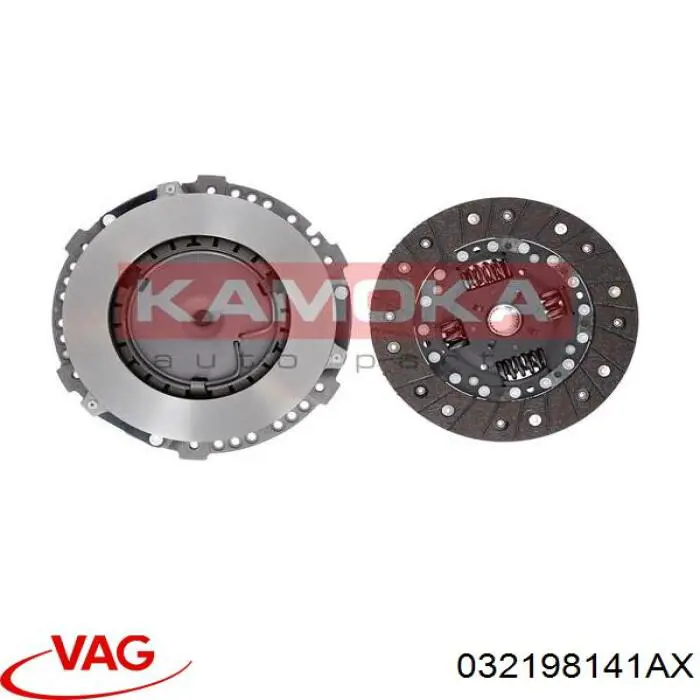 Купити 032198141AX VAG Комплект зчеплення (диск, корзина, підшипник)
