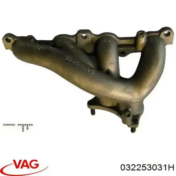 Газопроводи (колектор випускний) VAG 032253031H ціна, від 238.98 USD