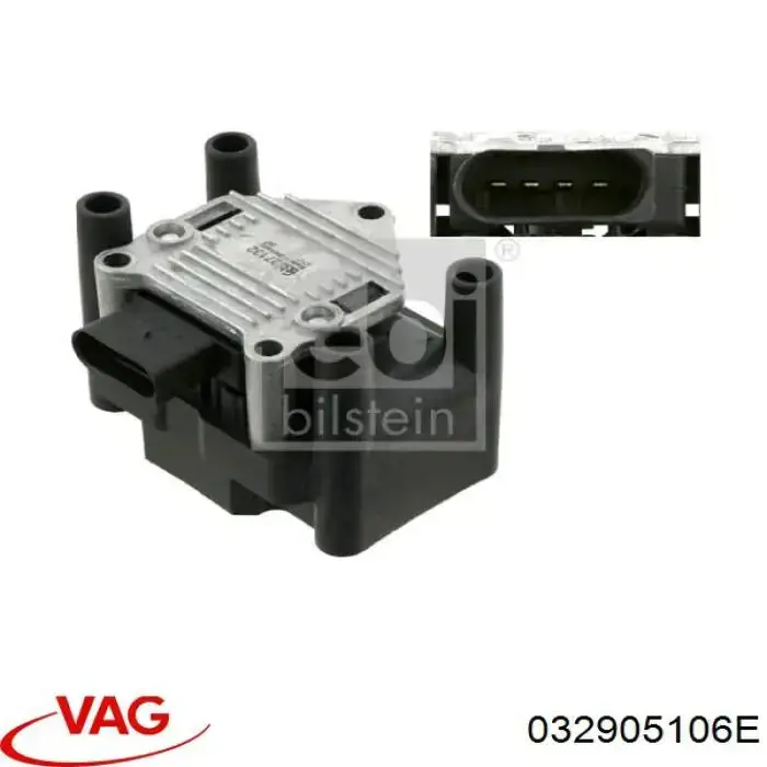 Котушка запалювання 032905106E VAG