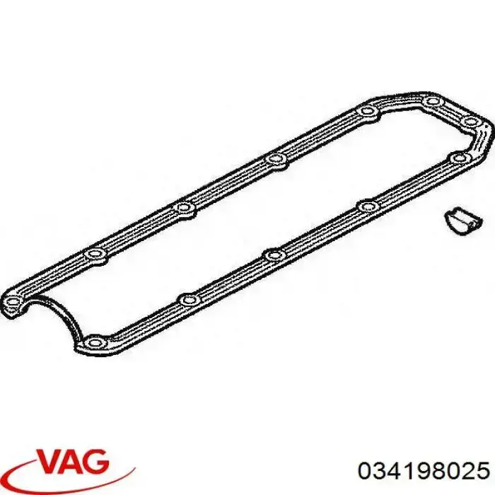 Прокладка клапанної кришки двигуна 034198025 VAG
