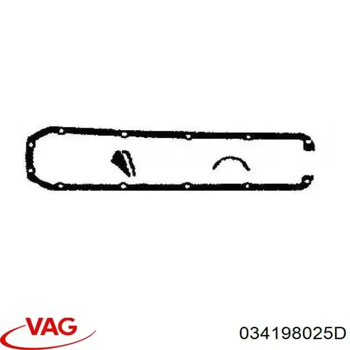 034198025D VAG прокладка клапанної кришки двигуна, комплект