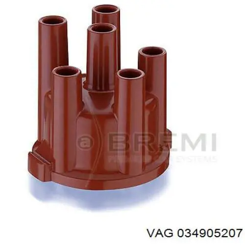Кришка розподільника запалювання/трамблера VAG 034905207 ціна, від 11.57 USD
