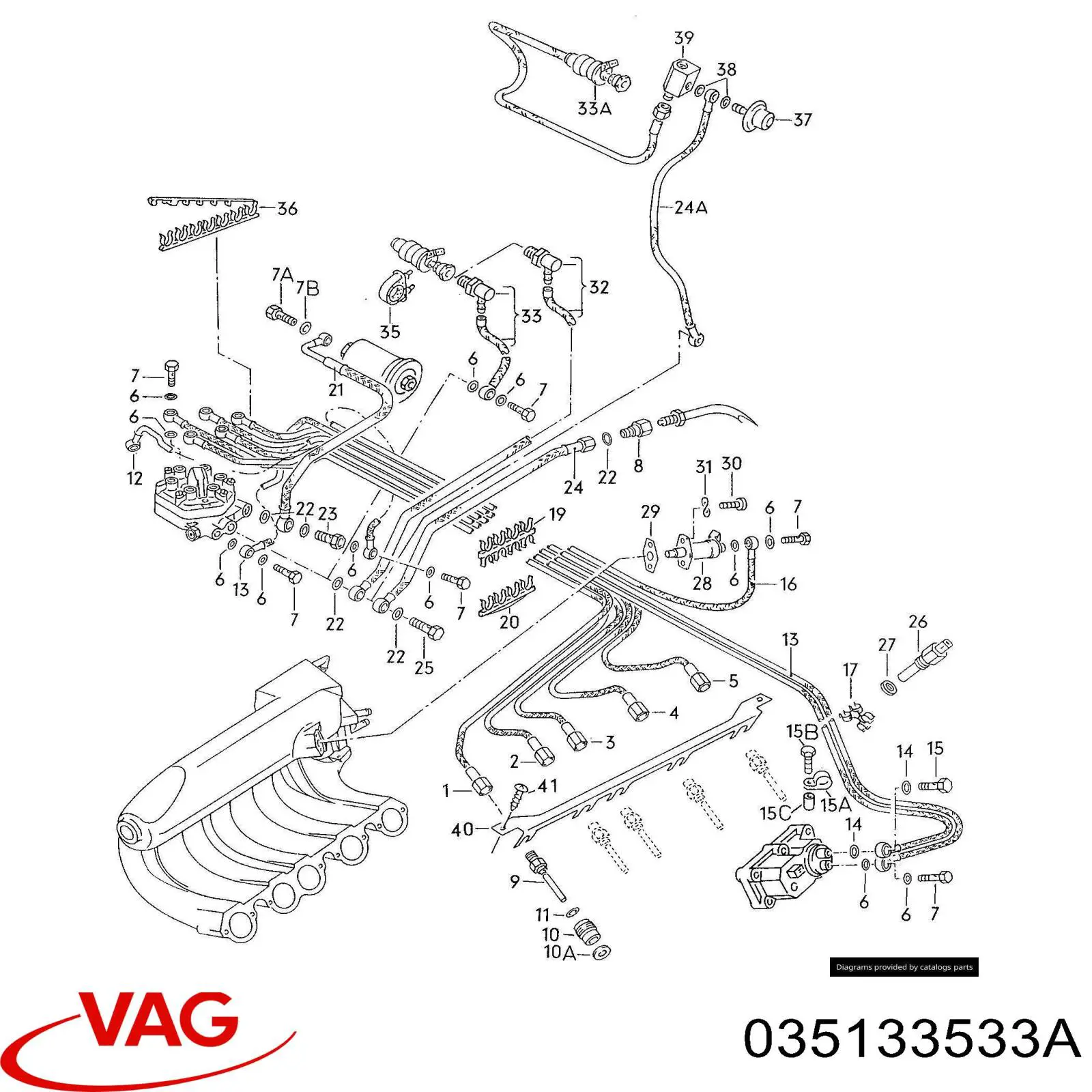 Купити 035133533A VAG Лямбдазонд, датчик кисню до каталізатора