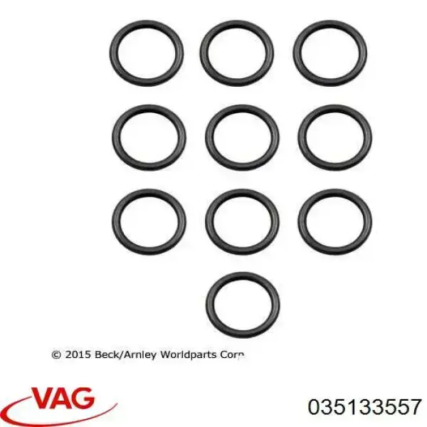 Ущільнююче кільце форсунок інжектора VAG 035133557 ціна, від 0.60 USD