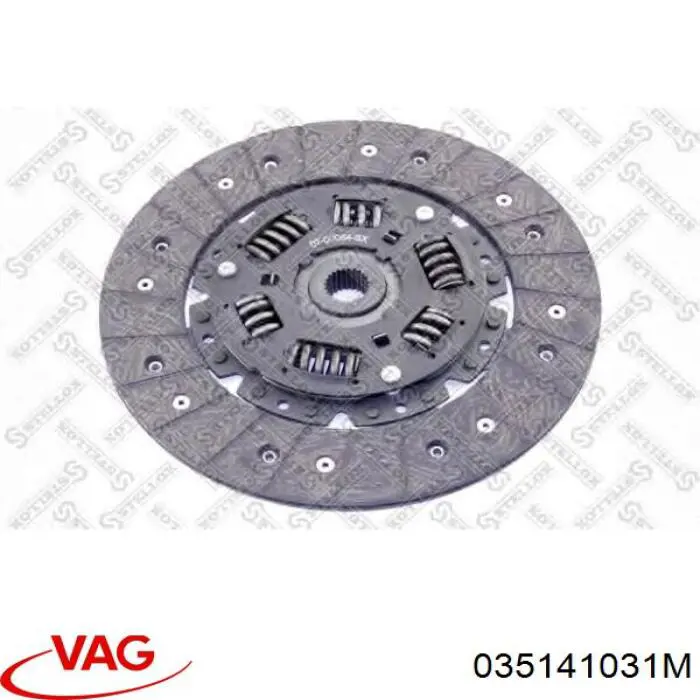 Диск зчеплення ведений VAG 035141033X