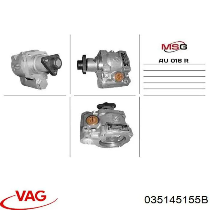 Насос ГПК VAG 035145155B ціна, від 187.64 USD