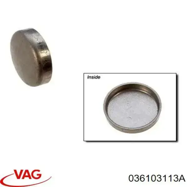 Заглушка блоку циліндрів 036103113A VAG