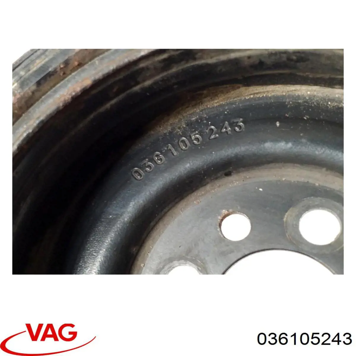 036105243 VAG Демпфер колінвалу