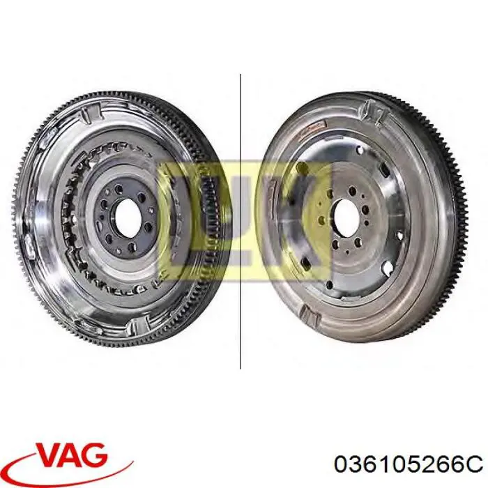 Купити 036105266C VAG Маховик із зубчастим ободом в зборі