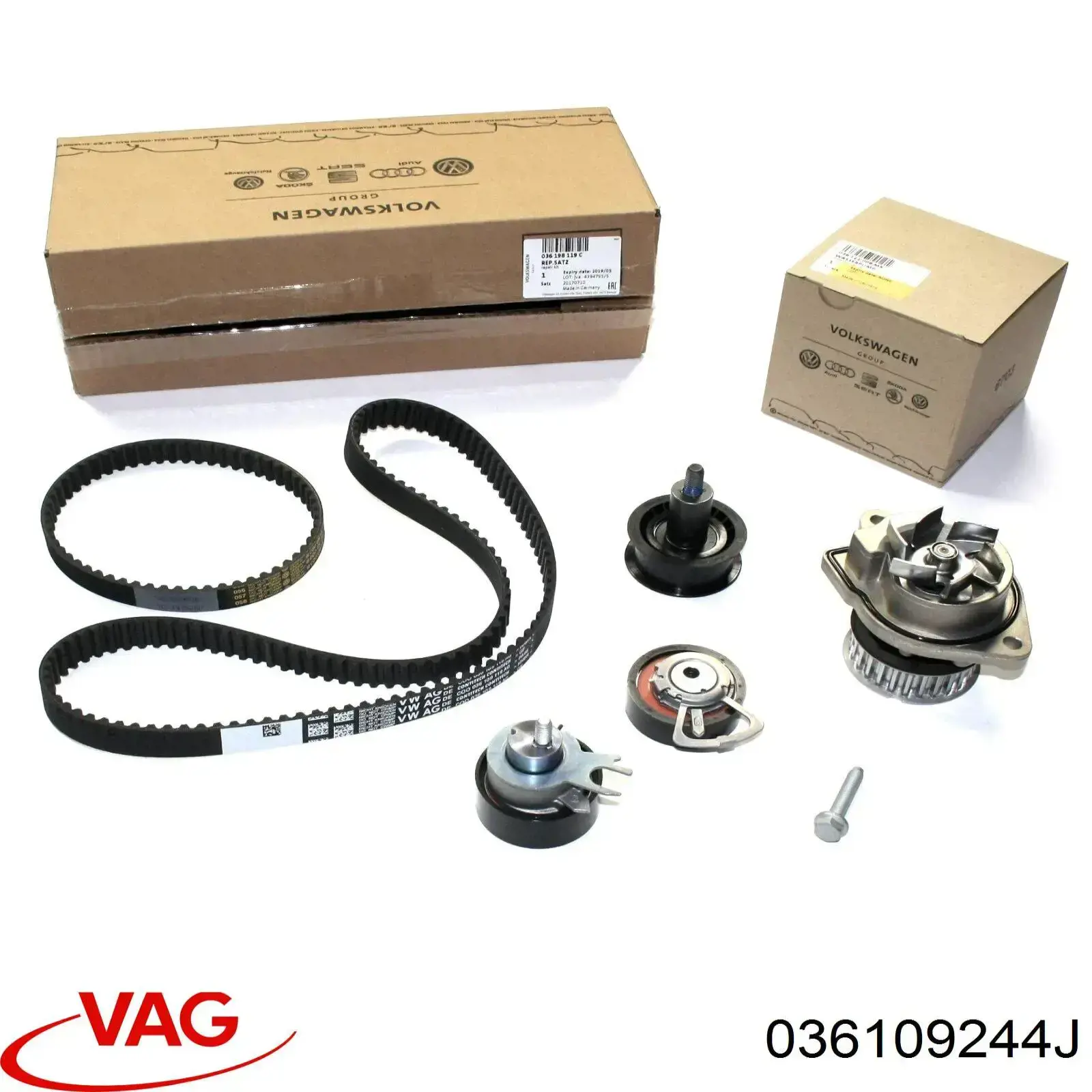 Ролик ременя ГРМ, паразитний VAG 036109244J