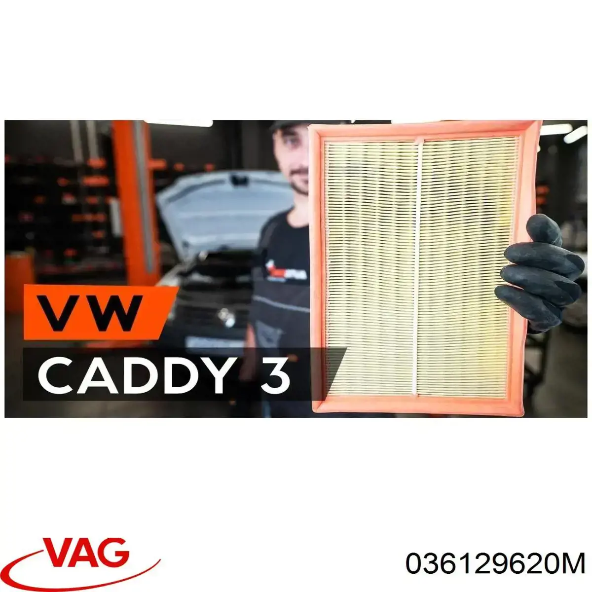 Повітряний фільтр 036129620M VAG