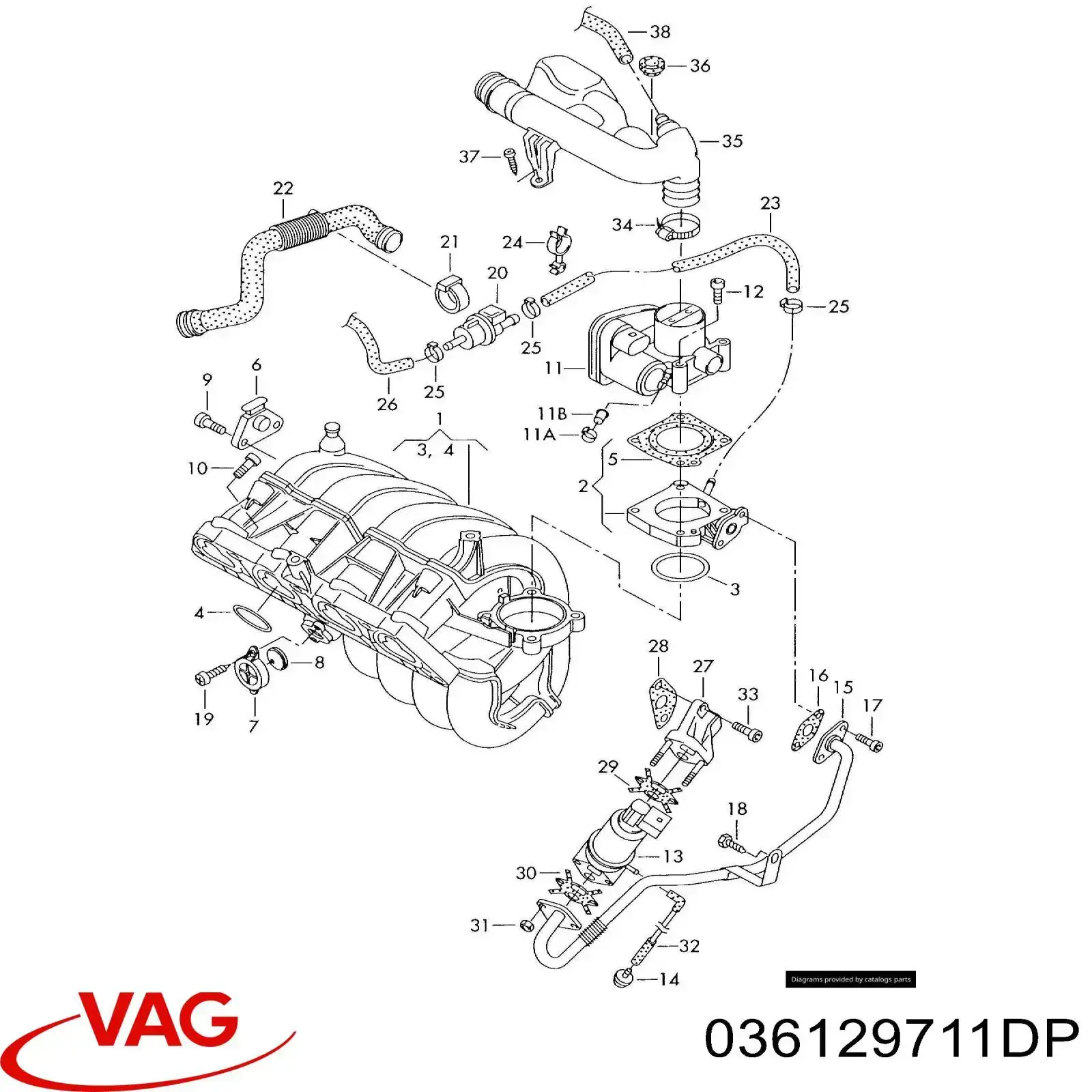  VAG 036129711DP ціна, від 35.47 USD