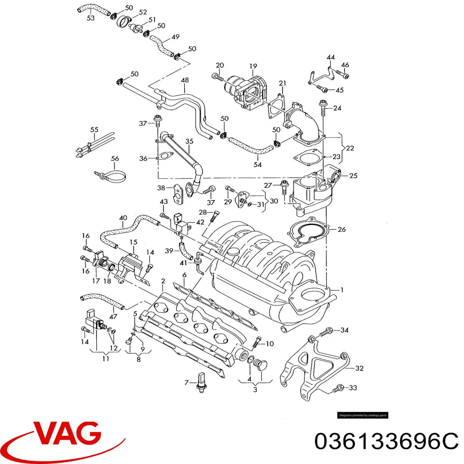  VAG 036133696C ціна, від 16.84 USD