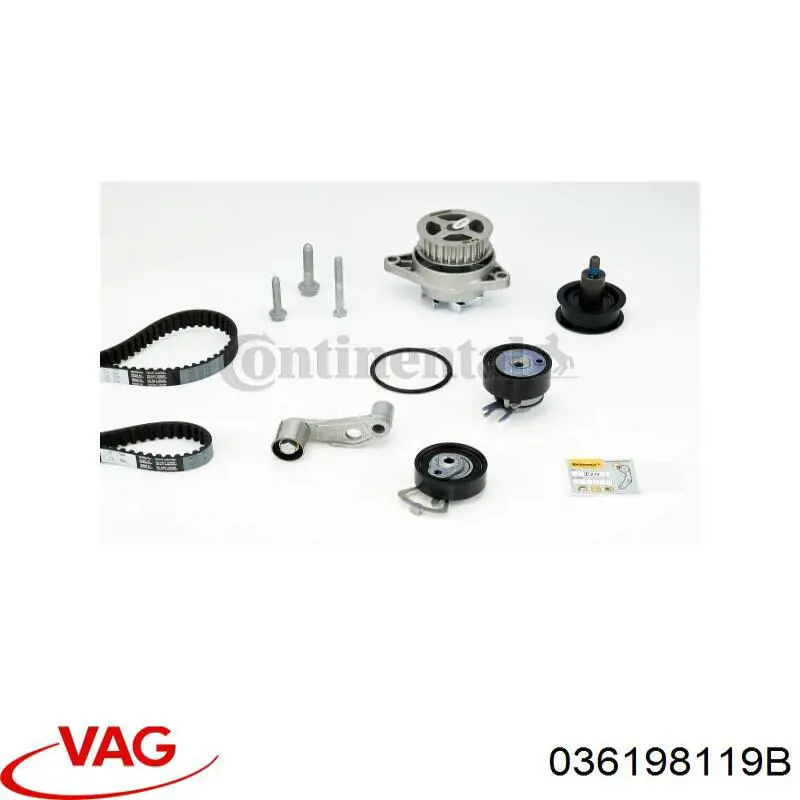 036198119B VAG Ремінь ГРМ, комплект