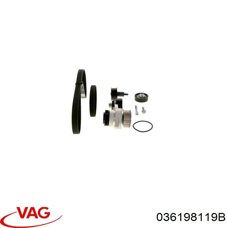 Комплект ГРМ VAG 036198119B ціна, від 106.45 USD