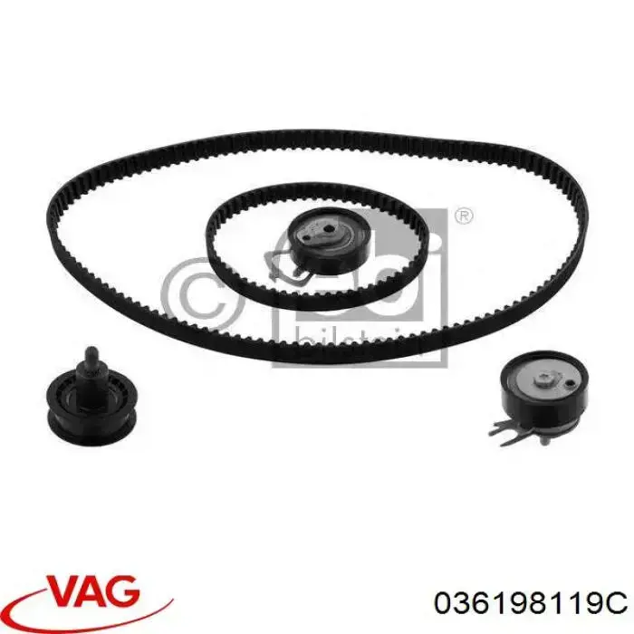 Ремкомплект ГРМ VAG 036198119C