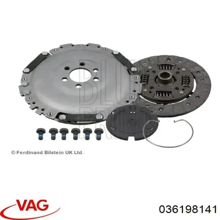 Комплект зчеплення (3 частини) VAG 036198141 ціна, від 99.59 USD