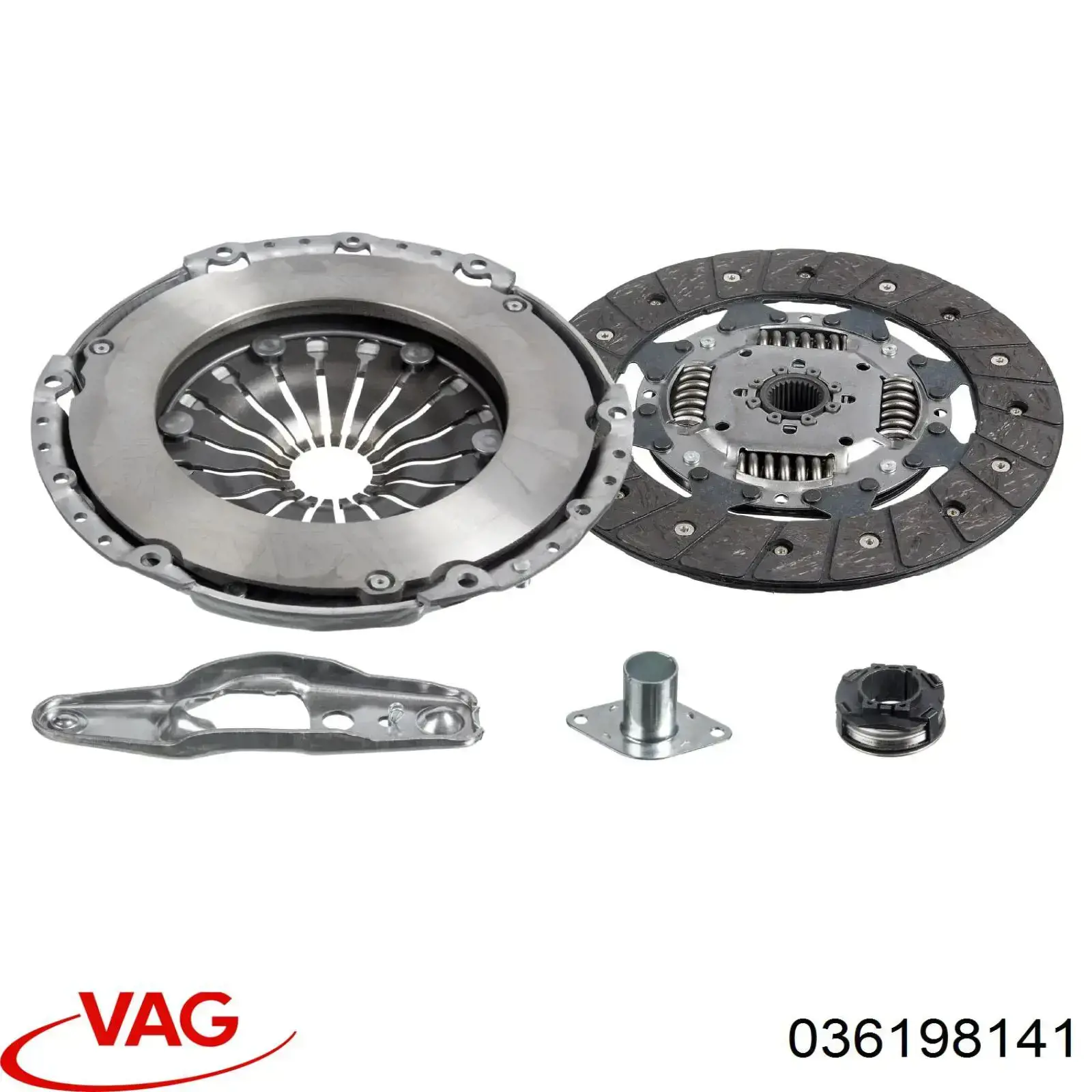 Купити 036198141 VAG Комплект зчеплення (диск, корзина, підшипник)