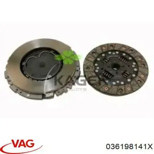Комплект зчеплення (3 частини) VAG 036198141X ціна, від 79.09 USD