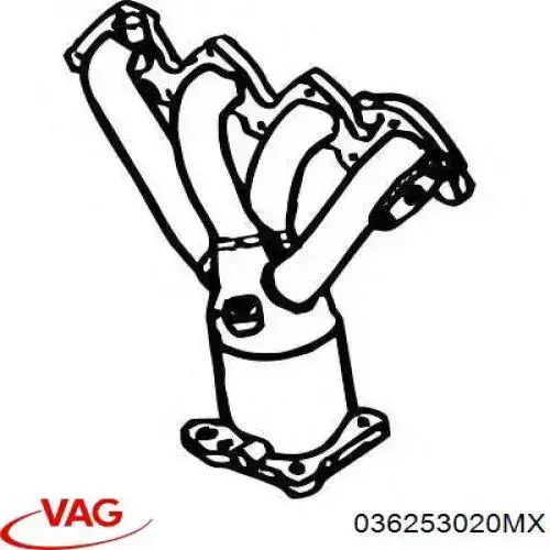 Купити 8015065 Kamoka Випускний колектор
