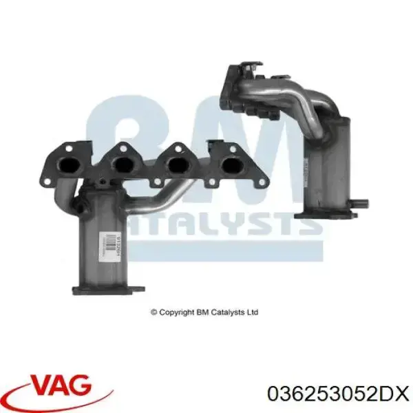 Конвертор-каталізатор (каталітичний нейтралізатор) VAG 036253052DX ціна, від 242.16 USD