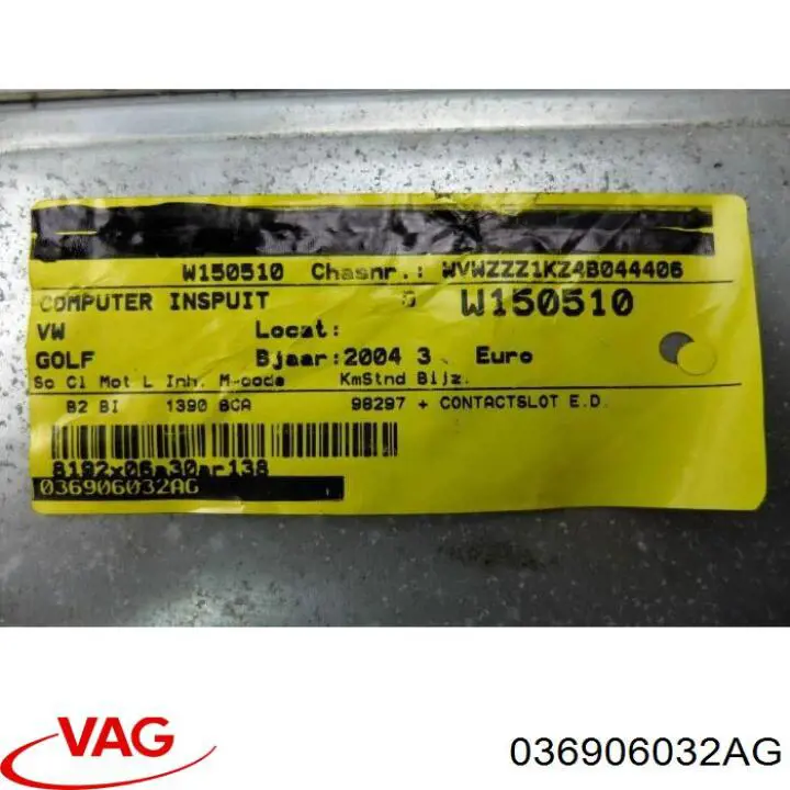Електронний блок керування двигуном 036906032AA VAG
