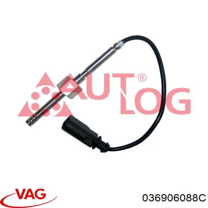 Купити 036906088C VAG Датчик температури відпрацьованих газів (ВГ), після каталізатора
