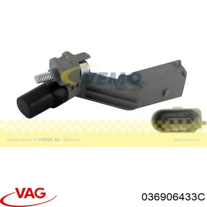 Купити 036906433C VAG Датчик положення (оборотів) коленвалу