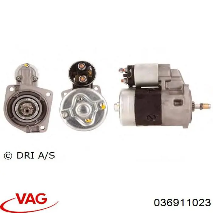 Стартер 036911023 VAG