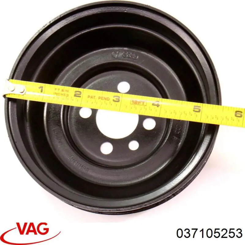 Купити 037105253 VAG Шків колінчастого вала