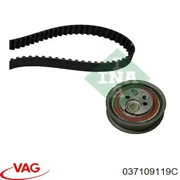Купити 037109119C VAG Ремінь газорозподільного механізму