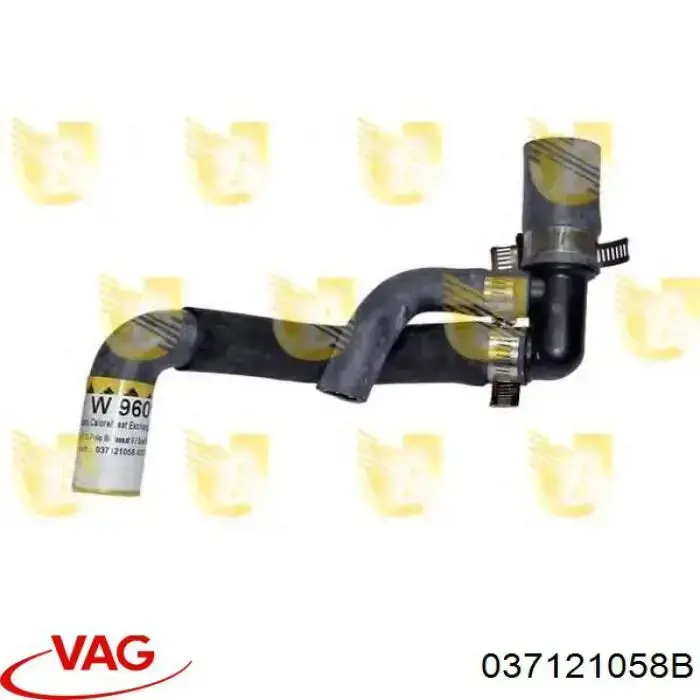 Шланг/патрубок системи охолодження VAG 037121058B ціна, від 14.04 USD