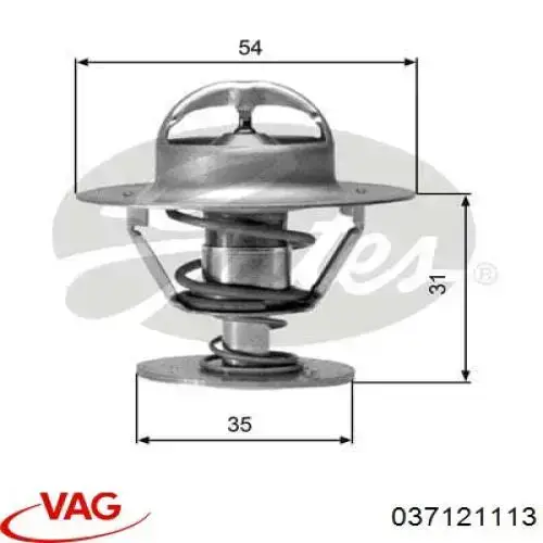 Термостат 037121113 VAG
