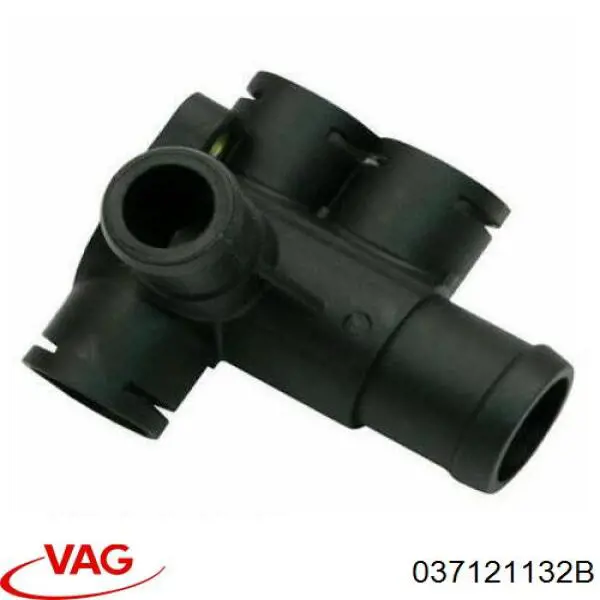 Фланець системи охолодження (трійник) VAG 037121132B ціна, від 2.22 USD