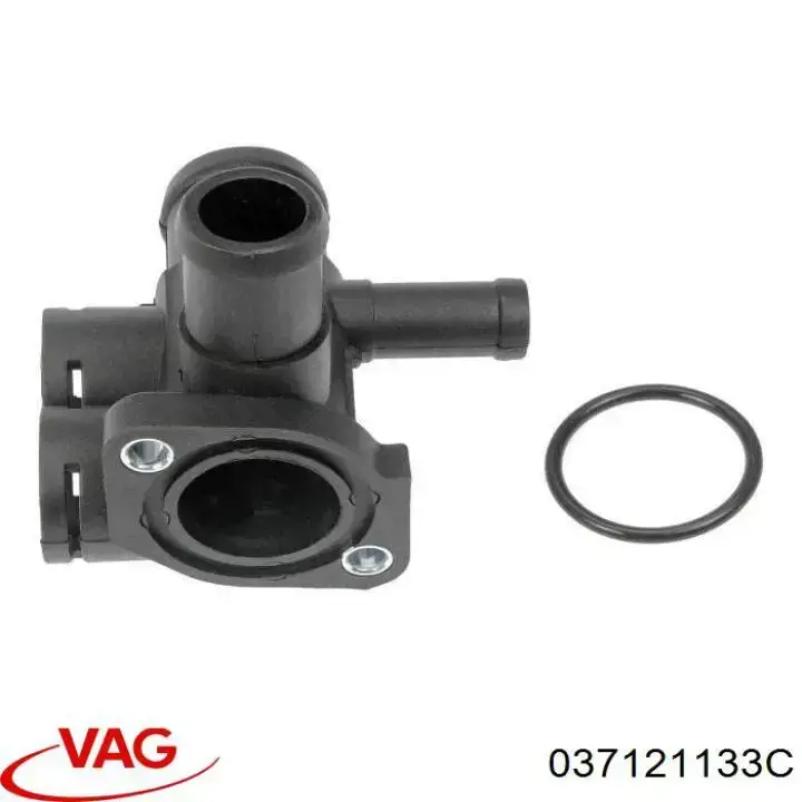 Купити 037121133C VAG Фланець системи охолодження (трійник)