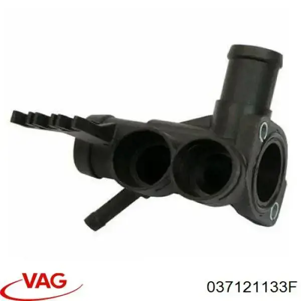 Фланець системи охолодження (трійник) VAG 037121133F ціна, від 3.61 USD