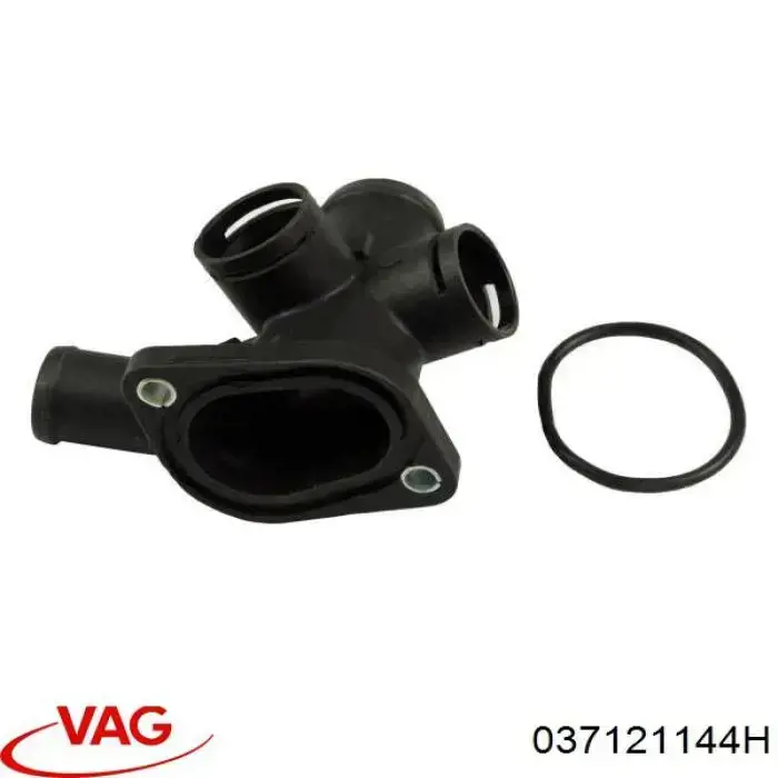Фланець системи охолодження (трійник) VAG 037121144H ціна, від 2.82 USD