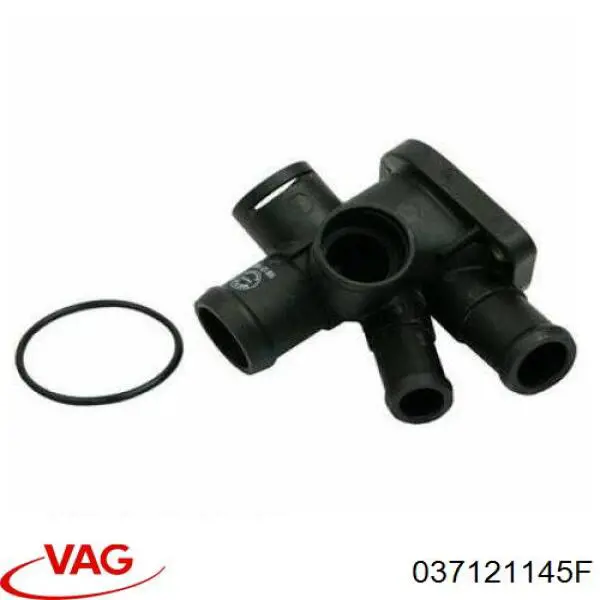 Фланець системи охолодження (трійник) VAG 037121145F ціна, від 2.82 USD