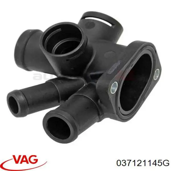 Фланець системи охолодження (трійник) 037121145G VAG
