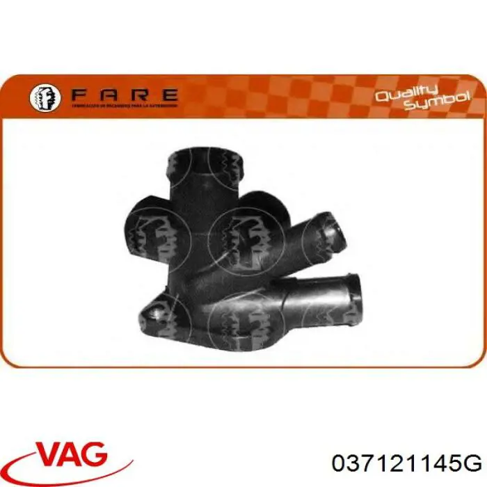 Водяний патрубок VAG 037121145G
